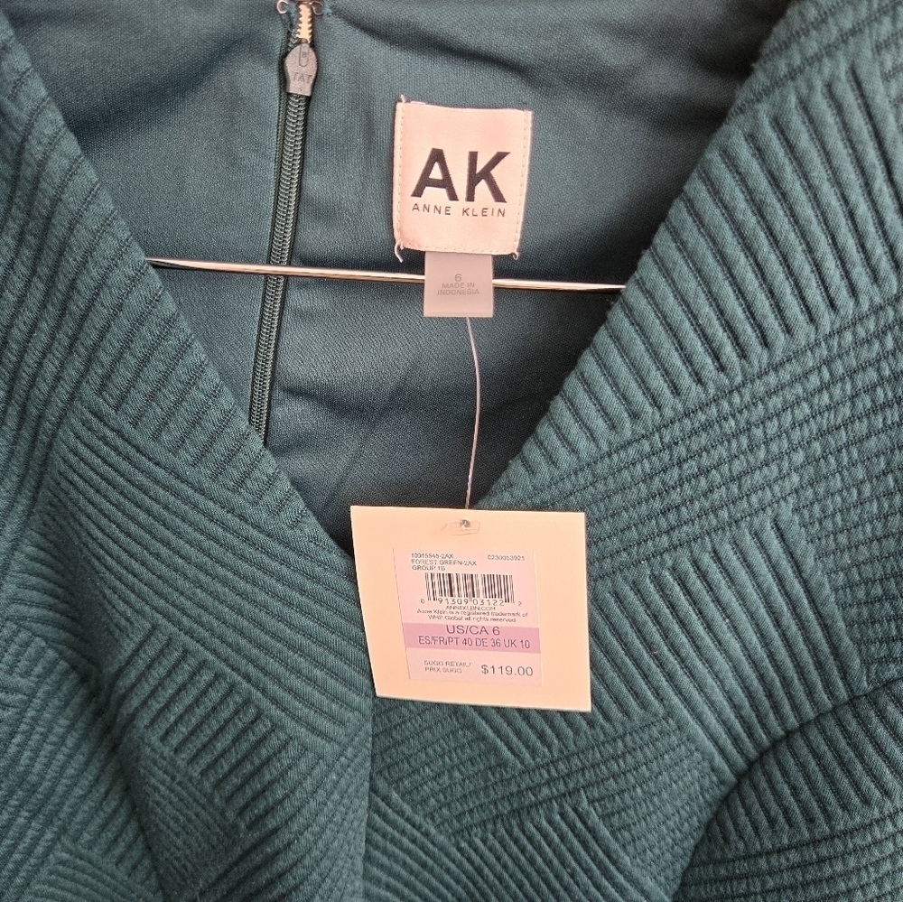 NWT Anne Klean Women's Dress-Size 6 - Picture 2 of 8